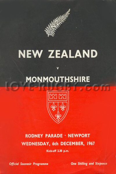 Monmouthshire New Zealand 1967 memorabilia